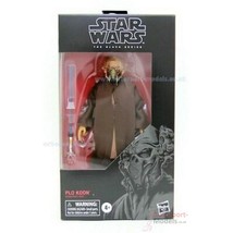 STAR WARS The Black Series Plo Koon Toy 6&quot; Scale The Clone Wars Collectible Acti - £93.32 GBP