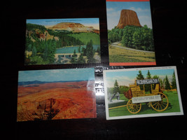 vintage post cards various  American Natural Scenery Lot of  4 - £7.89 GBP