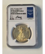 2021 1 oz W Proof Gold NGC PF70 Gold American Eagle $50 Type 1 - T-1 Moy... - £4,607.33 GBP