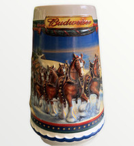 Budweiser Holiday Stein CS529 Guiding the Way Home 2002 Light House Clydesdales - £8.77 GBP