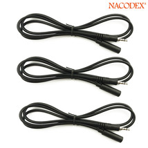 [3-Pack] 3.5Mm 4 Pole Male To Female Earphone Headphone Audio Cable Adapter Mic - $15.99