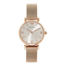Emporio Armani AR1956 Rose Gold Stainless Steel Women&#39;s Watch - £117.91 GBP