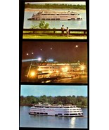 3 1970s S.S. Admiral Steamer POSTCARDS Boat Ship Riverboat St. Louis Mis... - $227.13 MXN