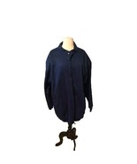 Vintage Blair Cardigan 2x Blue Striped Inside Buttons - $14.45