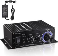 Bass And Treble Controls, A 2.0 Ch Receiver Speaker Amplifier With A 12V 5A - $42.99