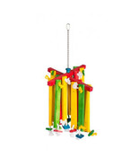 Prevue Bodacious Bites Wooden Chimes Bird Toy - £41.16 GBP
