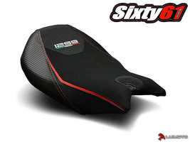 Ducati 1299 Panigale Seat Cover 2015-2017 2018 Black Red Rider Veloce Luimoto - £198.24 GBP