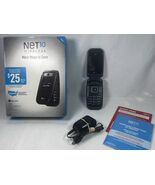 Net 10 Flip Phone LG 441G 3G Bluetooth 1.3 MP Camera/Video Recording MP3... - $19.75