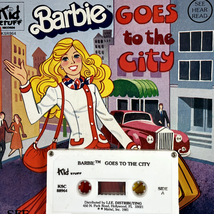 Barbie Goes to the City Audiobook Cassette Talking Story Book 1 Tape 1981 - $14.24