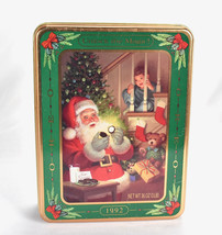 1992 Oreo Unlock The Christmas Magic Santa Clause Cookie Tin Box Baking Gift Box - £15.54 GBP