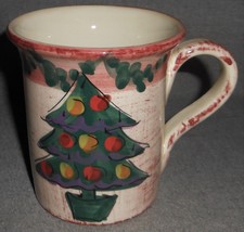 ZRIKE Christmas/Holiday YULETIDE CHRISTMAS TREE PATTERN 12 oz Handled Mu... - $29.69