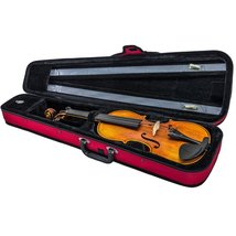 SKY Lightweight Shaped Violin Case 4/4 Size (Red) - $49.99