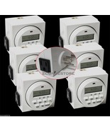 Lot (6)7 Day Dual Outlet Switch Digital Electric Light Timer 15A 1725W U... - $128.26 CAD