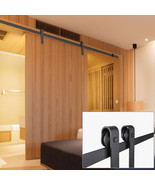 8Ft Sliding Barn Door Hardware Kit Hang Track Roller For Single Door - $106.99