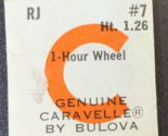 NOS Genuine BULOVA CARAVELLE Cal. RJ WATCH HOUR WHEEL - HT 1.26 - PART# 7 - $16.82