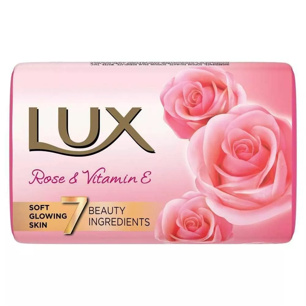 Lux Bathing Soap Rose &amp; Vitamin E Glowing Skin Beauty Soap Bar 150 g US ... - $16.45 CAD