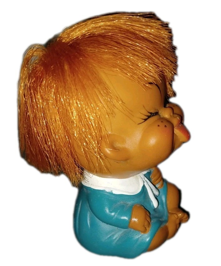 MOODY CUTIE  Sticking Out Tongue 3-1/2" Doll-MADE IN KOREA Vintage 1960’s Item image 3