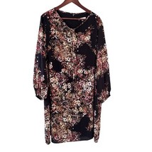 Floral Midi Dress Women Size 2X Bohemian Coastal Cowgirl Feminine Date N... - $514.81 MXN