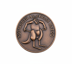 Medalla de fantasía Razoo de latón - Ficha de coleccionista canguro - €11,44 EUR