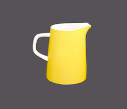 Mikasa Dolly Yellow stoneware creamer jug. Cerastone stoneware made in J... - $31.77