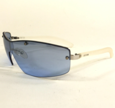Oliver by Valentino Sunglasses OL 182/S 010/SM Matte Clear Silver w Blue Lenses - £29.91 GBP