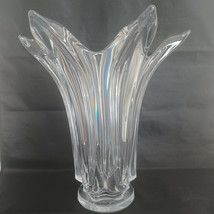 Large Glass Vase by CoFrac Art Verrier France Modernist Mid-Century  - £347.24 GBP