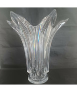 Large Glass Vase by CoFrac Art Verrier France Modernist Mid-Century  - £340.89 GBP