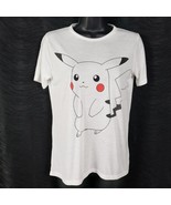  T-Shirt Juniors Size XS White Tee Pokemon Pikachu - $9.00