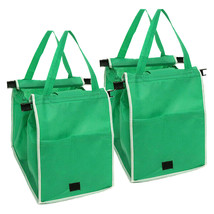 Reusable Shopping Cart Grocery Bag with Cart Clips - $9.89