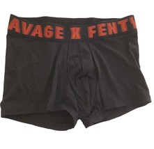 Savage X Fenty Men&#39;s Front Contour Pouch Trunks Boxer Med Black Caviar NWT - £9.80 GBP
