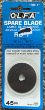 Olfa Rotary Cutter Spare Blade RB-1  &quot;RTY-2/45-C&quot;  45mm New in sealed Pkg Japan - £7.86 GBP