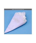 Mother of the Groom Gifts White Hankie Handkerchief Wedding Party Gifts - $20.76