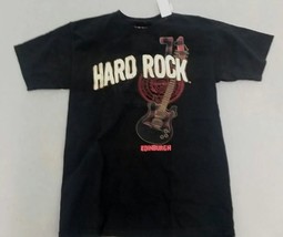 Hard Rock Cafe T-shirt Edinburgh SZ M Black - $14.03