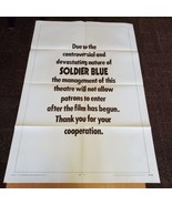 Soldier Blue 1970 Original Vintage Movie Poster One Sheet 70/262 - £23.79 GBP