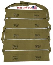 (Pack of 5) US Army Cotton Cloth Bandolier for M1 Garand - US Olive Color - $30.75