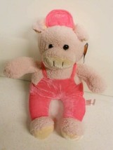 King Plush Pink Pig  Stuffed Pig Toy Animal - £6.65 GBP
