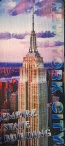 New York City Empire State Building Vertical Jumbo 3D Fridge Magnet - £7.05 GBP