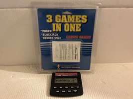 Handheld Electronic Rt Si C ASIN O GAMES- Poker /Blackjack /Deuces Wild (1993) - £35.60 GBP