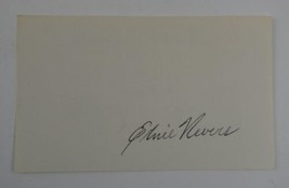 Ernie Nevers Signed 3x5 Index Card Duluth Eskimos Autographed HOF - £67.25 GBP