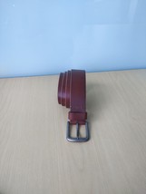 RJR.John Rocha Brown Leather Casual Belt WORLDWIDE SHIPPING - £37.99 GBP