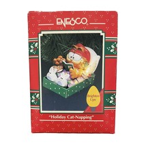 92-93 Enesco Garfield Holiday Cat-Napping Ornament - $258.75