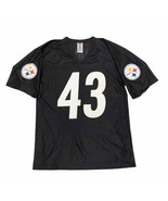 Troy Polamalu NFL Team Apparel Black Jersey Size Medium - £37.72 GBP