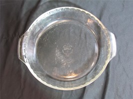 Vintage Anchor Hocking 10&quot; Pie Plate Baking Dish Pan 470 Glass Made in USA - £14.84 GBP