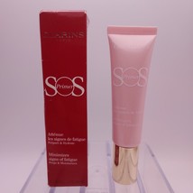 CLARINS SOS Primer Minimizes Signs of Fatigue Preps Moisturizes 01 ROSE - $12.86