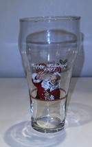 Vintage Christmas Coca Cola 1997 Santa Glass - $11.76