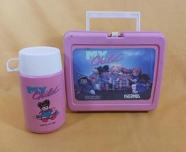 Vtg My Child 1986 Mattel No Thermos Co Plastic Lunchbox My Buddy Kid Sis... - £14.35 GBP