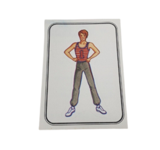 VINTAGE 1983 MATTEL FIGURINE PANINI BARBIE ALBUM STICKER NOS NEW OLD STO... - $4.75