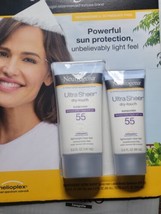 Neutrogena Ultra Sheer Dry Touch Sunscreen Lotion SPF 55 2 Pack 5 + 3 OZ. - £21.32 GBP