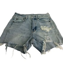 American Eagle AEO 90&#39;s Boyfriend Distressed Cut off Jean Shorts Size 00 - £15.76 GBP