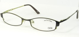 OGI 2211 690 Púrpura Oscuro/Verde Lima Gafas Marco 46-18-135mm Korea - $56.02